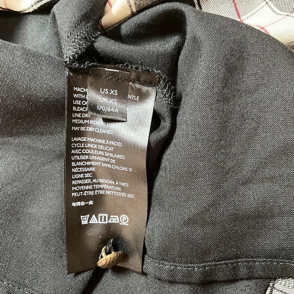 ANTHROPOLOGIE  Maeve 100% Viscose Tiered Plaid Midi Dress Partly Lined US Sz XS - Picture 12 of 14